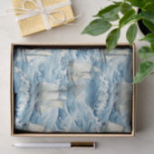 Boten in High Waves Decoupage Tissuepapier (Geschenk)