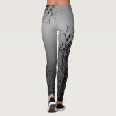 Boten in houtskool leggings (Achterkant)