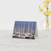 Boten in jachthaven kaart (Gele Bloem)