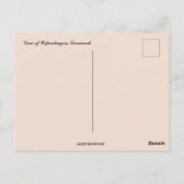 Boten in Kopenhagen Briefkaart Denemarken (Achterkant)