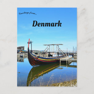 Boten in Roskilde Denemarken Briefkaart