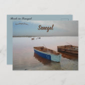 Boten in Senegal Briefkaart (Voorkant / Achterkant)