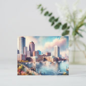 Boten kopen Reizen Vintage boston briefkaarten (Staand voorkant)