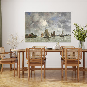 boten op de vleesverf canvas afdruk
