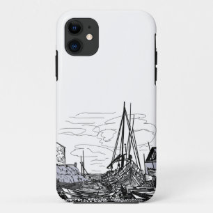 boten op het water iPhone 11 hoesje