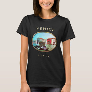 Boten uit Venetië, Italië T-shirt