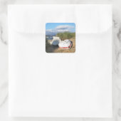 BOTEN VIERKANTE STICKER (Tas)