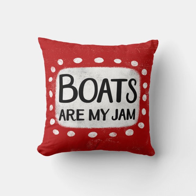 Boten zijn mijn jam Sierkussen (Voorkant)