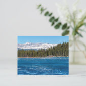 Botenhuis naast Lake Louise - Banff, Canada Briefkaart (Staand voorkant)