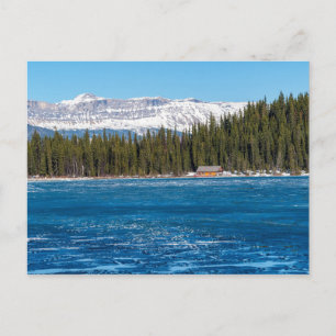 Botenhuis naast Lake Louise - Banff, Canada Briefkaart