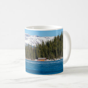 Botenhuis naast Lake Louise - Banff, Canada Koffiemok