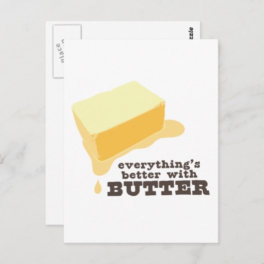Boter Briefkaart (Voorkant / Achterkant)