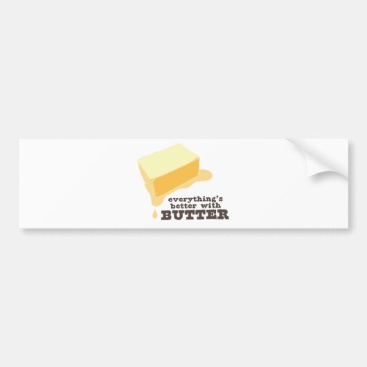 Boter Bumpersticker (Voorkant)