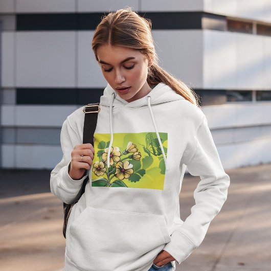 Boter en bloemen hoodie