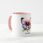 Boter en bloemen mok (Voorkant links)