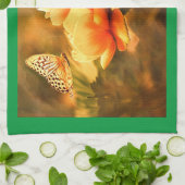 Boter en bloemen theedoek (Gevouwen)