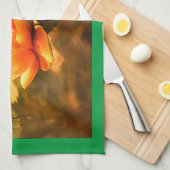 Boter en bloemen theedoek (Quarter Fold)