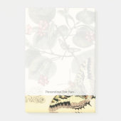 Boter en dragonfly met rode bloemen post-it® notes (Voorkant)