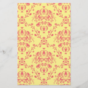 Boter en veenbes Damask Briefpapier