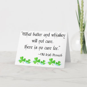 Boter en whiskey kaart