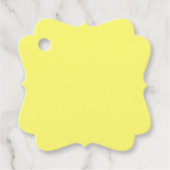 Boter Geel Bedankjes Labels (Voorkant)