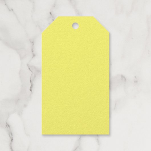 Boter Geel Cadeaulabels (Achterkant)