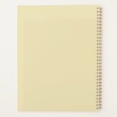 Boter Geel Rode Bloemenslinger Planner (Achterkant)