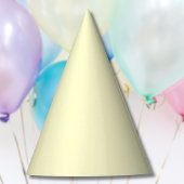 Boter Geel Stevige Kleur | Klassiek Elegant Feesthoedjes