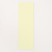 Boter Geel Stevige Kleur | Klassiek Elegant Yogamat (Voorkant)