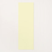 Boter Geel Stevige Kleur | Klassiek Elegant Yogamat (Achterkant)