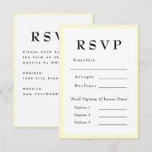 Boter Geel Tijdloze Trouw RSVP