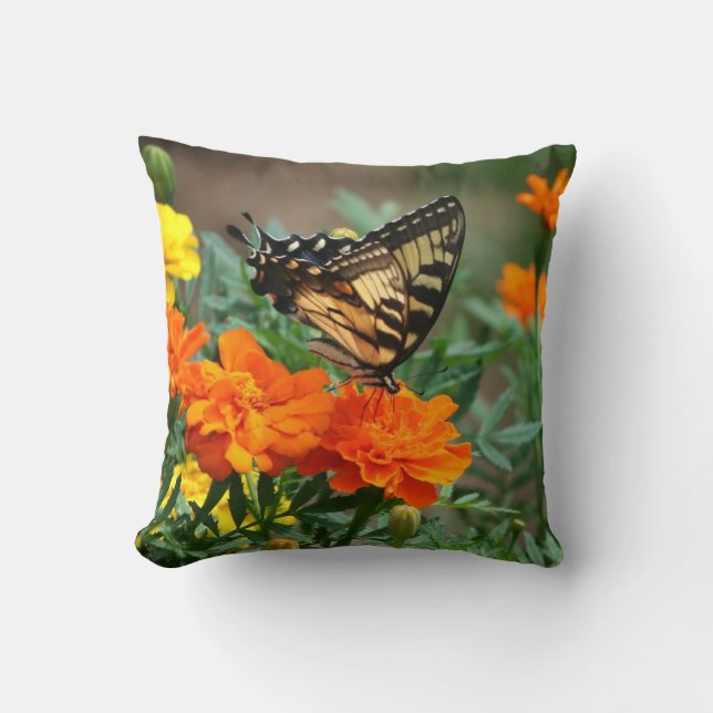Boter in de tuin kussen (Voorkant)