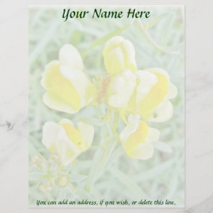 Boter in Eggs Wildflower Letterhead Persoonlijk Briefhoofd