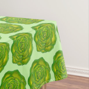 Boter Lettuce Head Vegetables Garden Tafelkleed
