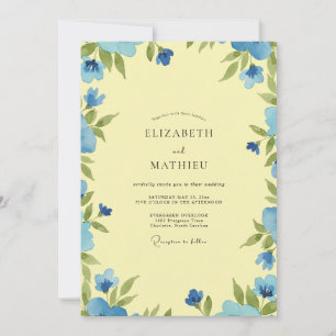 Boter Maagdenpalm Loof Eucalyptus Bruiloft Kaart