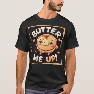 Boter Me Up! Boze Chef Kawaii Voedsel Dier T-shirt