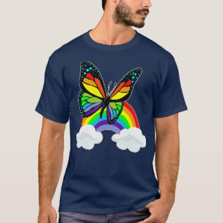 Boter met regenboog t-shirt