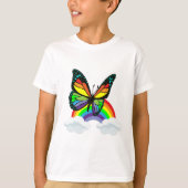 Boter met regenboog t-shirt (Voorkant)