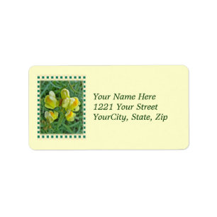 Boter "n Eggs Wilde flower Adres Label