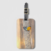 Boter op de strand bagagelabel (Voorkant (verticaal))