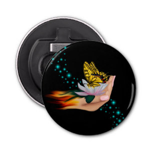 Boter op Lotus Bloom Button Flesopener