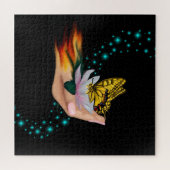 Boter op Lotus Bloom Legpuzzel (Horizontaal)