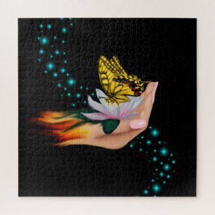 Boter op Lotus Bloom Legpuzzel