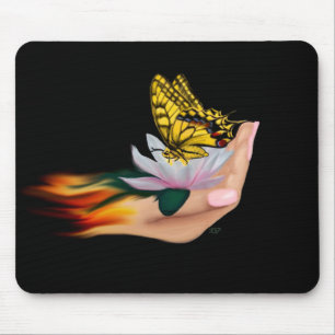 Boter op Lotus Bloom Muismat