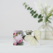 Boter, rozen en kroon visitekaartje (Staand voorkant)