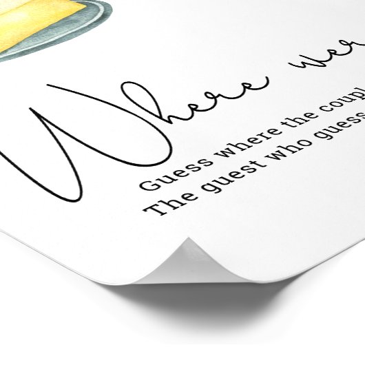 Boter samen vrijgezellenfeest - Waar waren we Poster (Hoek)