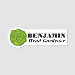 Boter Sla Plantaardige Gemeenschap Tuin Boerderij Naamplaatje