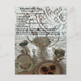 Boter Tarts Recipe Briefkaart