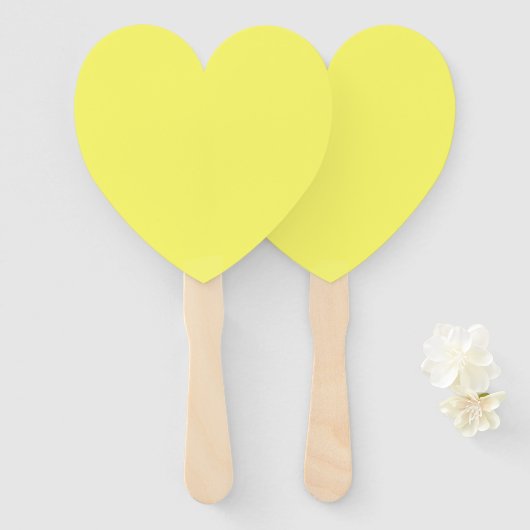 Boter Yellow Handwaaier (Voorkant en achterkant)