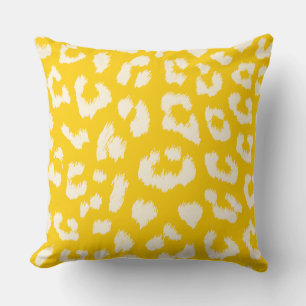 Boter Yellow Leopard Print Reversibele Pillow Kussen